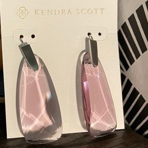 Kendra Scott purple maize drop earrings